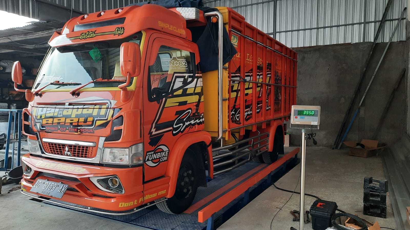 timbangan truk hercules ts, timbangan sawit